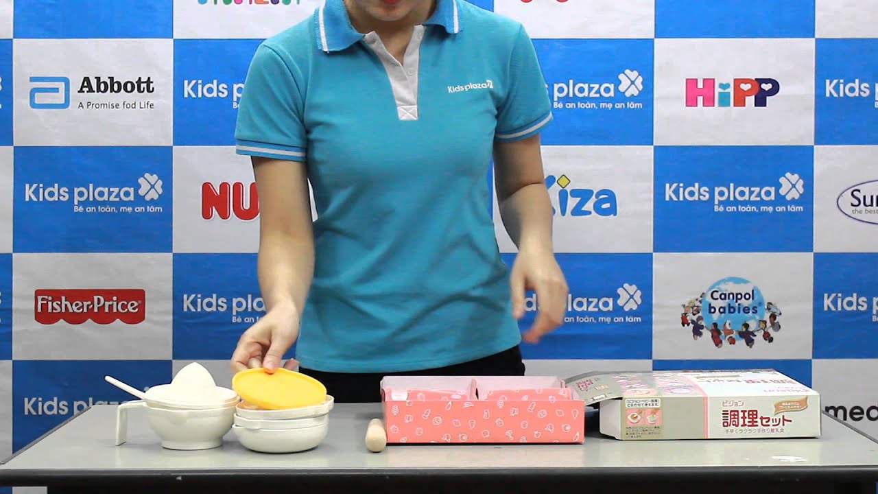 Mua dụng cụ chế biến ăn dặm kiểu Nhật tại Kids Plaza